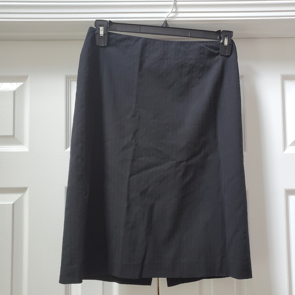 Calvin Klein Black Wool Blend Skirt SIZE 2